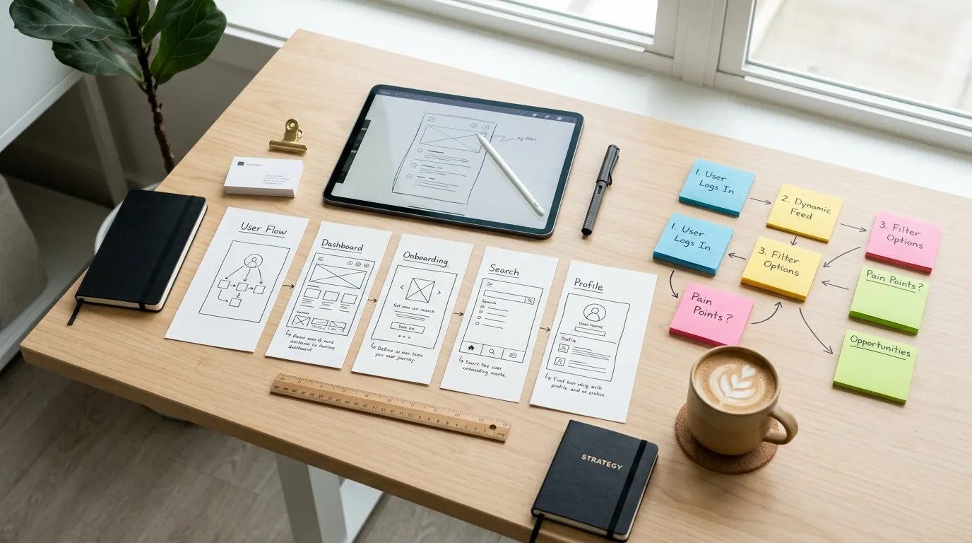 Original editorial illustration for Start smaller. Build something more useful.